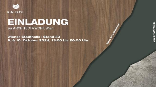 ARCHITECT@WORK Wien