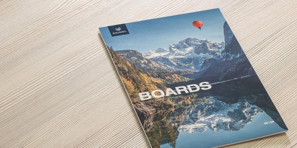 Kaindl BOARDS collection LEAD 2022 brochure
